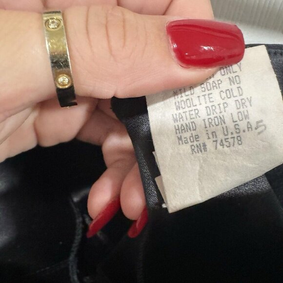 Women’s Cache Vintage Dress Mini Black Fitted Bodycon Size Medium M‎ Stretchy - Picture 4 of 11